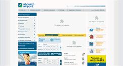 Desktop Screenshot of abruzzoairport.com