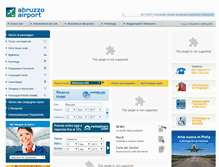 Tablet Screenshot of abruzzoairport.com